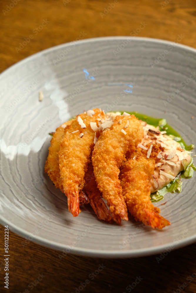 Fried Organic Coconut Shrimp