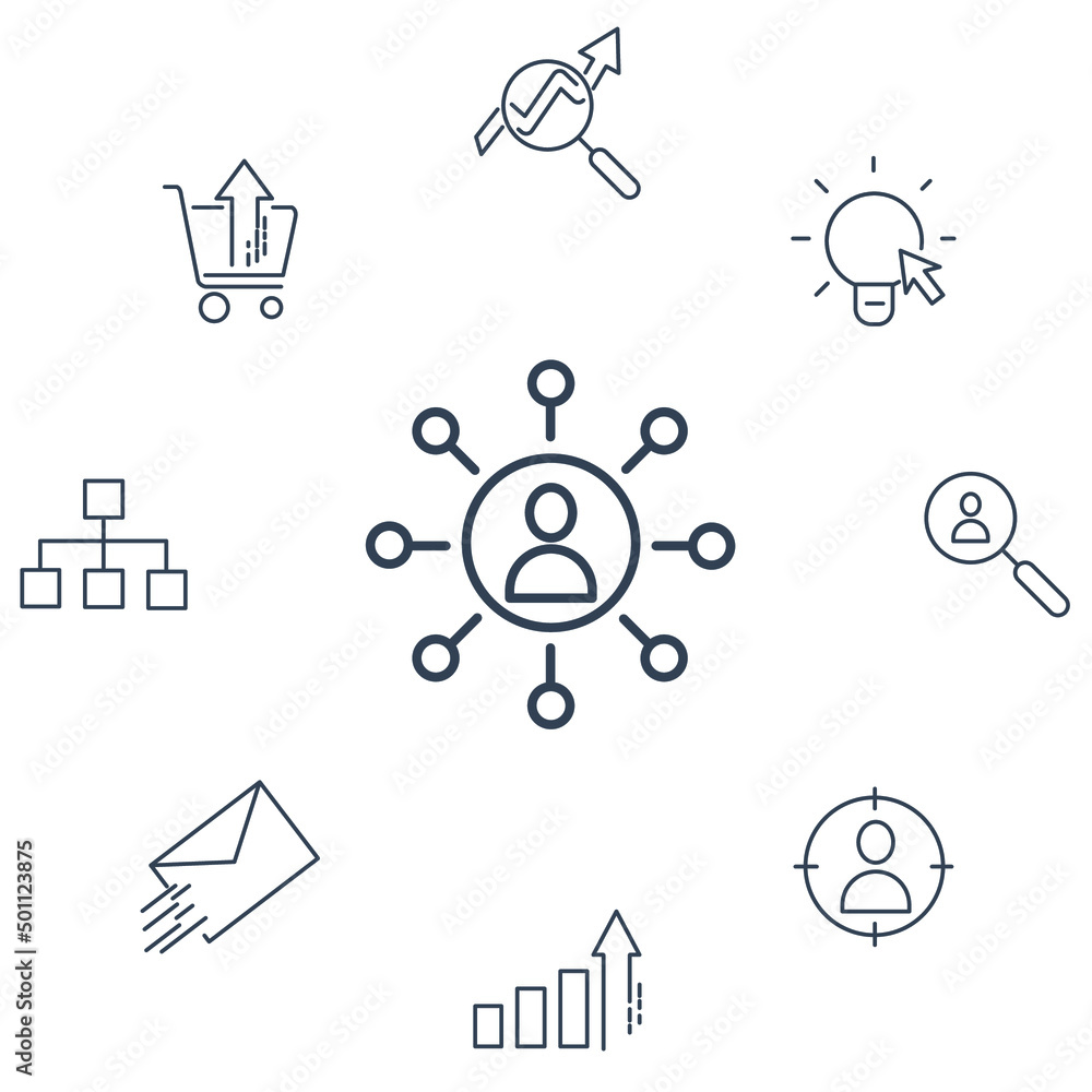 SEO icons set . SEO pack symbol vector elements for infographic web SEO icons set . SEO pack symbol vector elements for infographic web