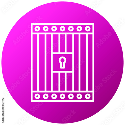 Vector Design Jail Icon Style