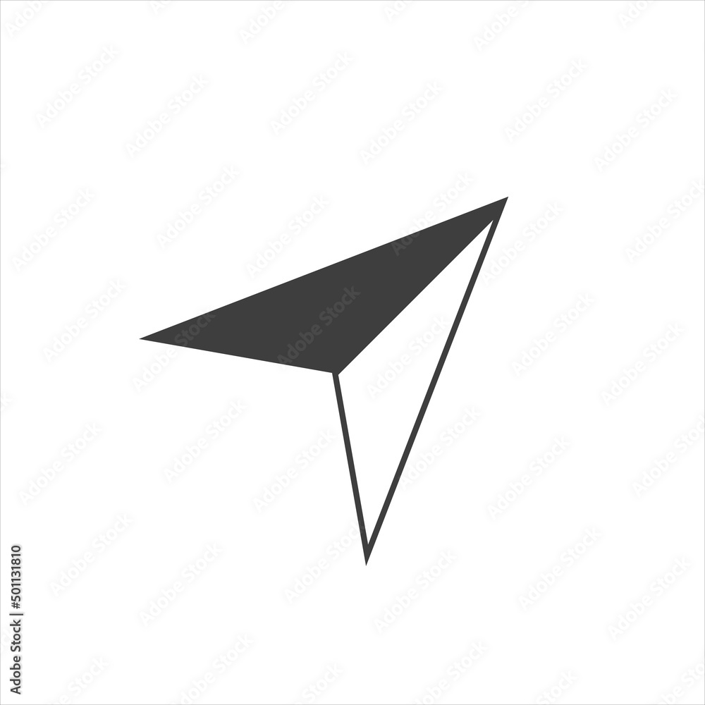 Compass icon vector on white background. EPS 10