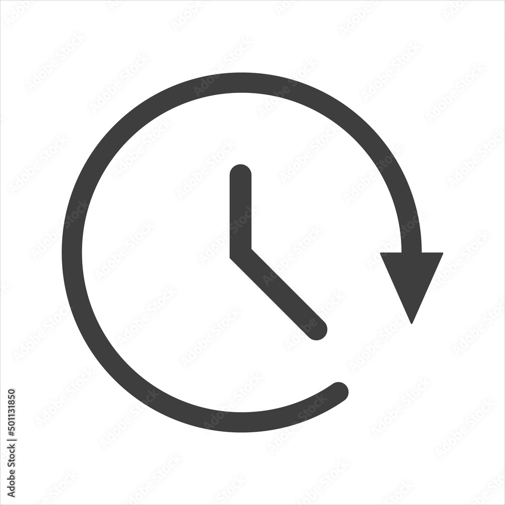 Account history line art vector icon for apps and websites. Account history line art vector icon for apps and websites.