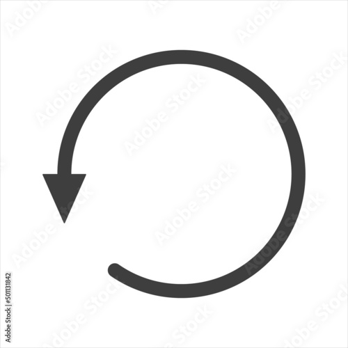 Account history line art vector icon for apps and websites.