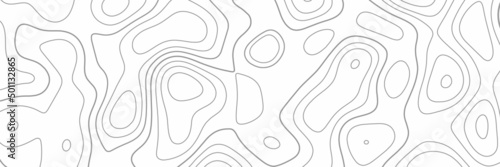 The black on white contours vector topography stylized height of the lines. topographic map lines on white background imaginary landscape