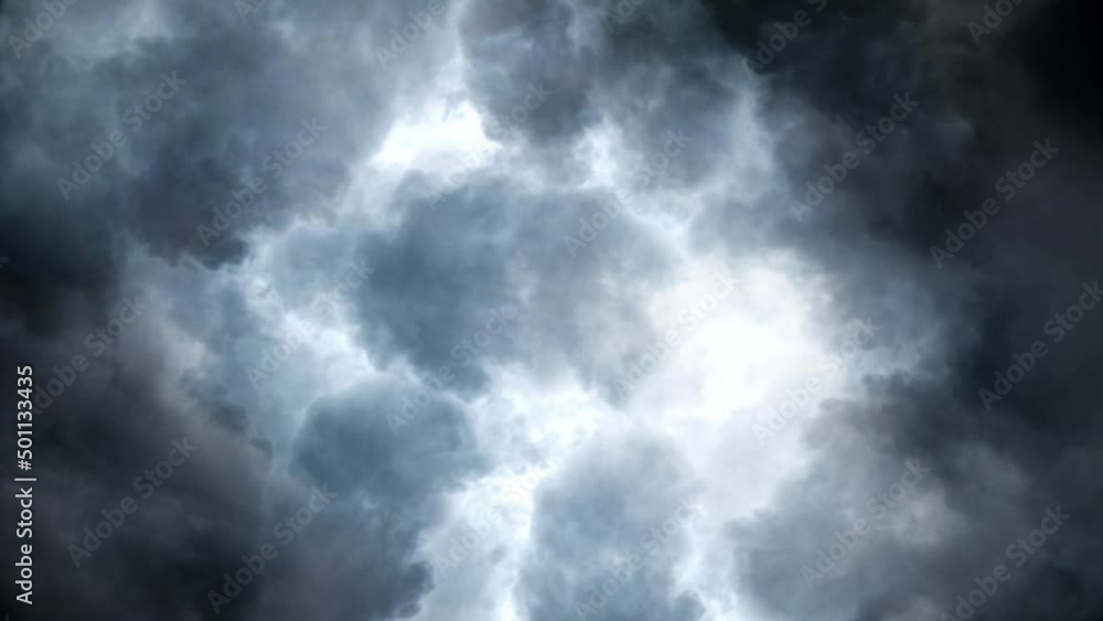 4k thunderstorm Cumulus Clouds Moving Fast With Lightning Storm View 4k thunderstorm Cumulus Clouds Moving Fast With Lightning Storm View