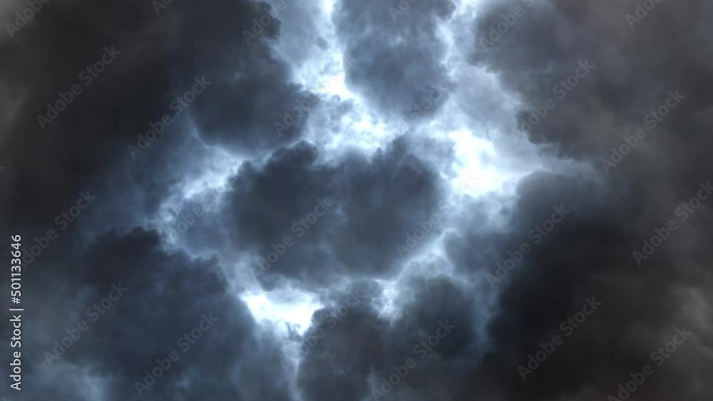 4k thunderstorm, Lightning From Heavy Gray Storm Clouds. 4k thunderstorm, Lightning From Heavy Gray Storm Clouds.