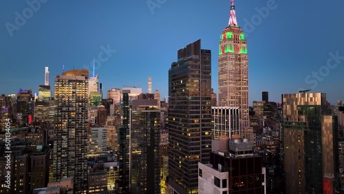 Aerial New York City View