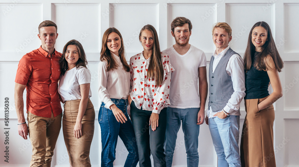 Fototapeta premium Group portrait of people Diversity team union