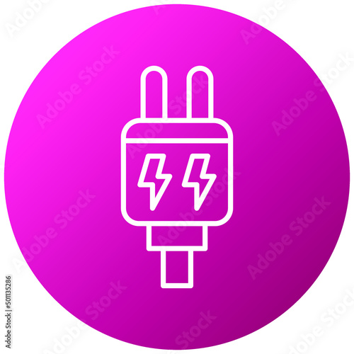 Vector Design Power Plug Icon Style