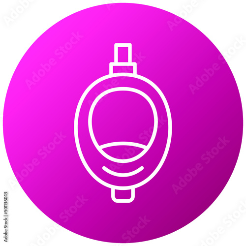 Vector Design Urinal Toilet Icon Style