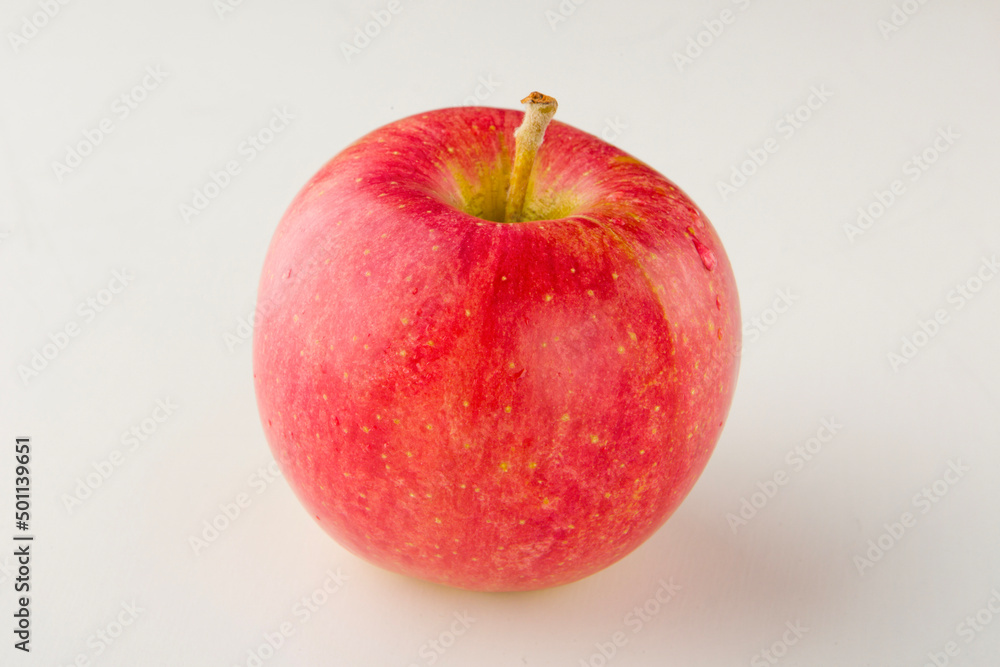 red apple on white background red apple on white background