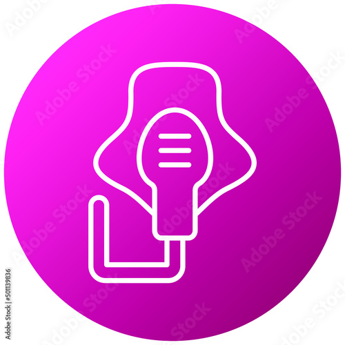 Vector Design Oxygen Mask Icon Style