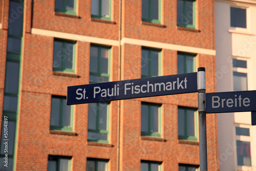 Cuadro en lienzo St. Pauli Fischmarkt