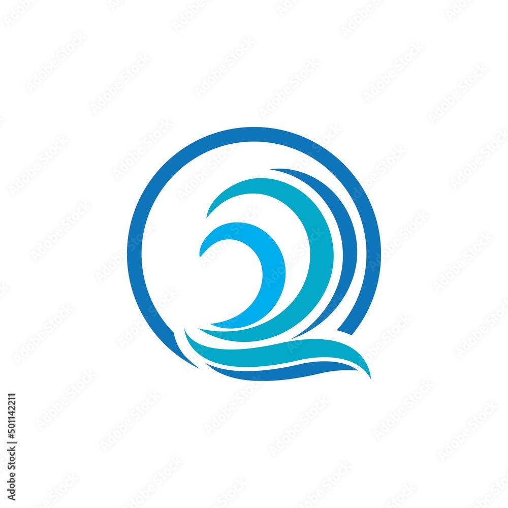 Wave beach vector illustration design Wave beach vector illustration design