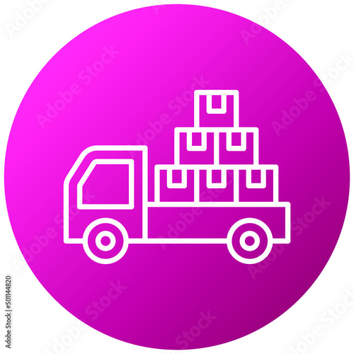 Vector Design Freight Icon Style