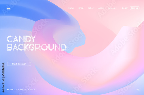 Marshmallow gradient candy multicolor backdrop. Soft Gradient Mesh background for Poster, Brochure, Advertising, Placard, Invitation Card, Music Festival, Night Club, Landing Page Website