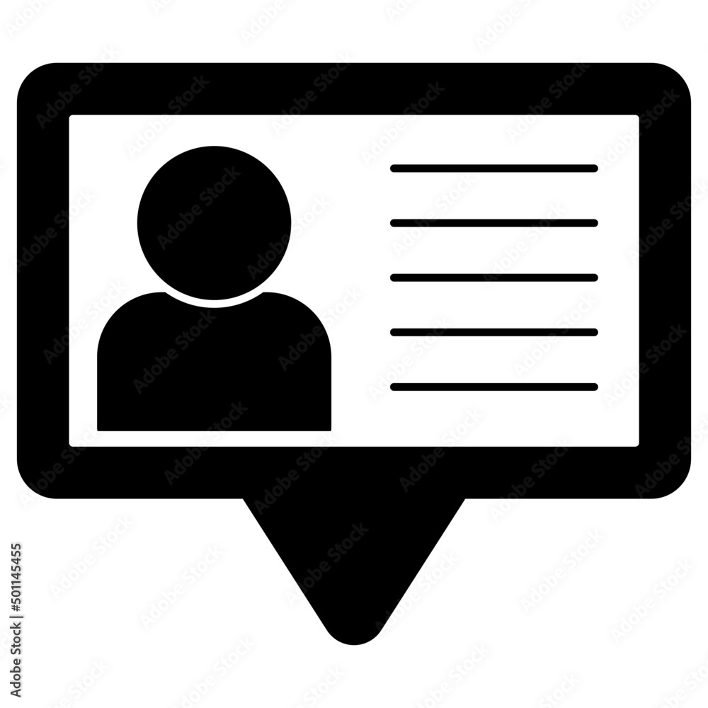 Trendy vector design of user chat Trendy vector design of user chat