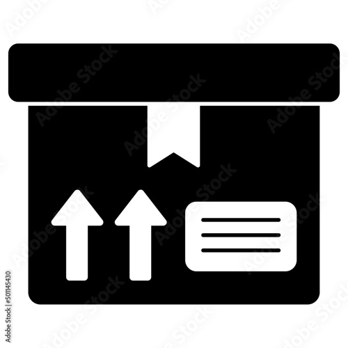 Amazing design icon of parcel