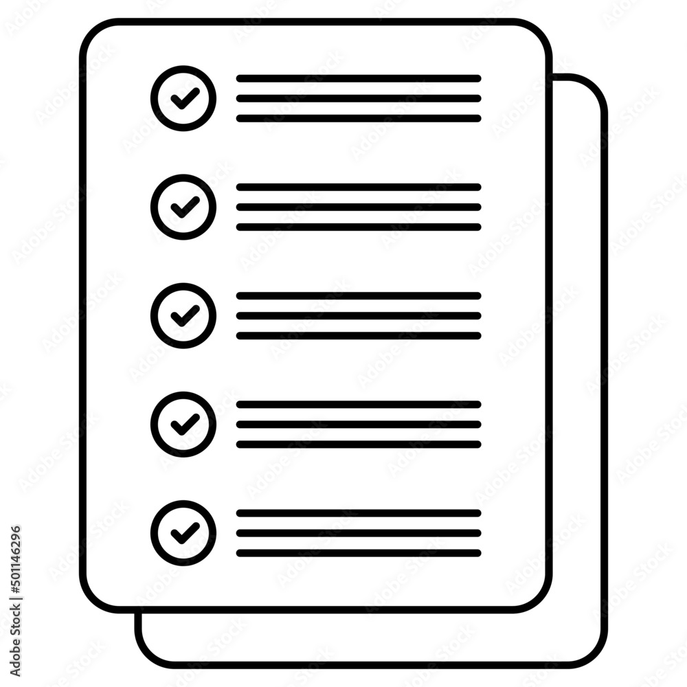 Checklist icon, editable vector Checklist icon, editable vector