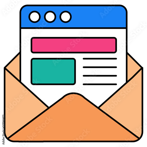 Perfect design icon of web mail