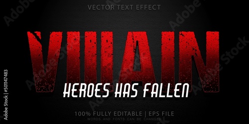 Villain Modern shine Text Effect