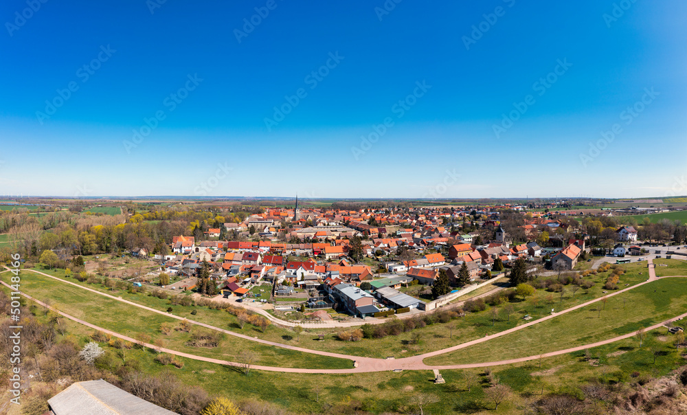 Luftbildaufnahme Gröningen Landkreis Börde