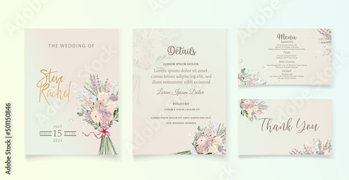 wedding invitation card template