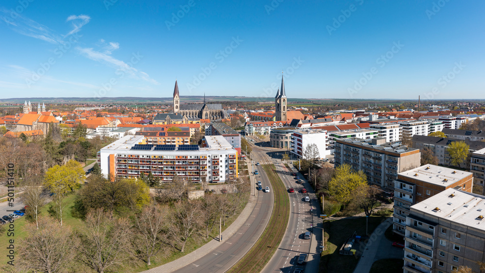 Luftbildaufnahmen Drohnenaufnahmen aus Halberstadt Harz
