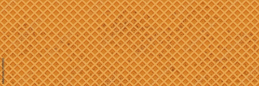Wafer seamless horizontal pattern. Texture sweet food. Vector Illustration Wafer seamless horizontal pattern. Texture sweet food. Vector Illustration