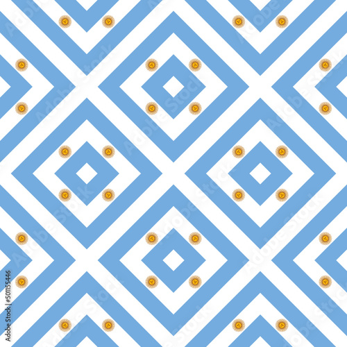 argentina flag pattern. abstract background. vector illustration