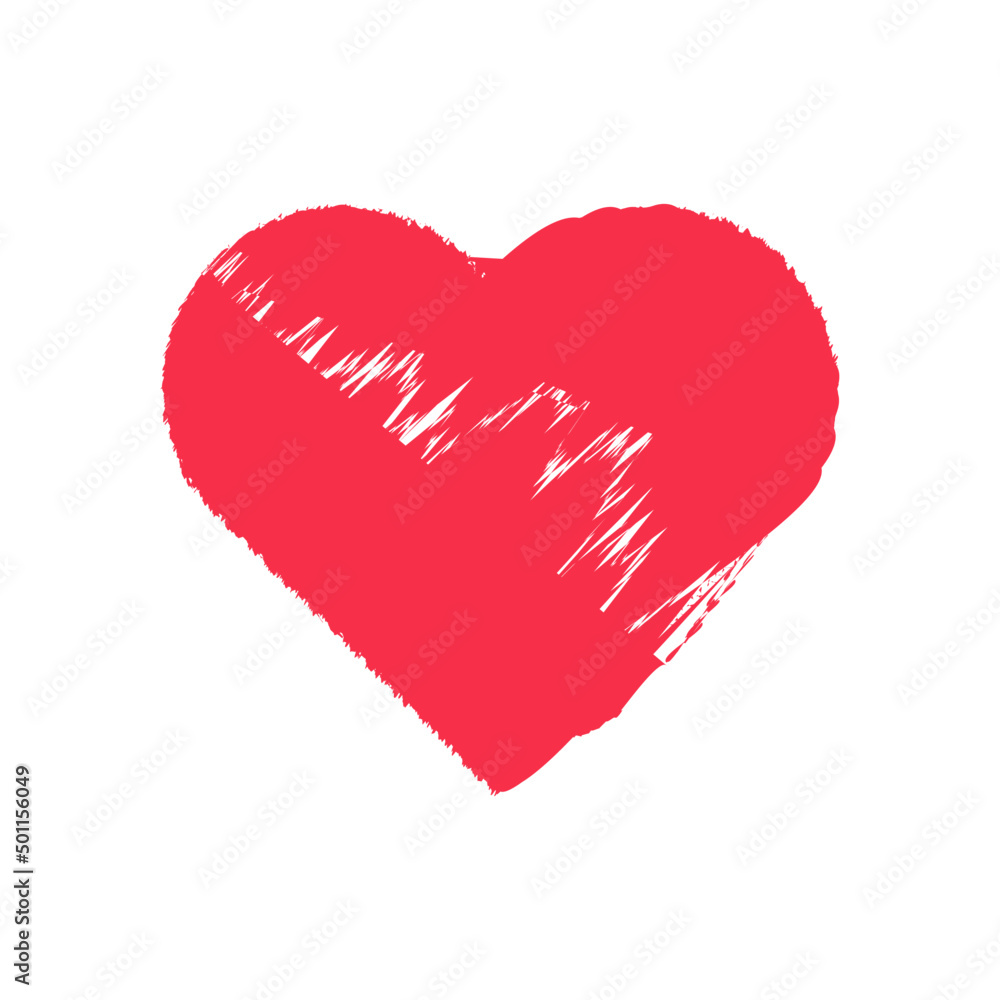 love icon. red heart isolated on white love icon. red heart isolated on white