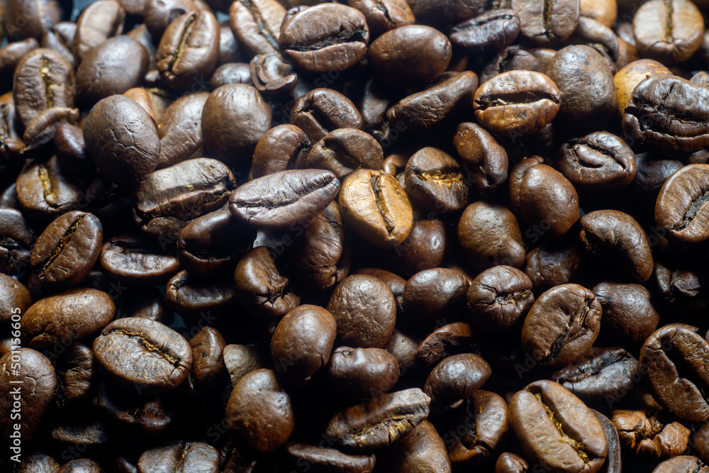 Coffee beans. Aroma roasted coffee beans. Coffee beans. Aroma roasted coffee beans.