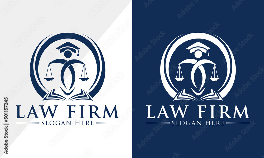 Law firm logo design, Lawyer logo vector template Law firm logo design, Lawyer logo vector template