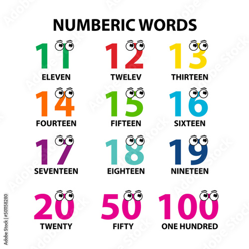 educational book for children to practice writing numbers with unique pictures. mathematic kids book or childrenbook