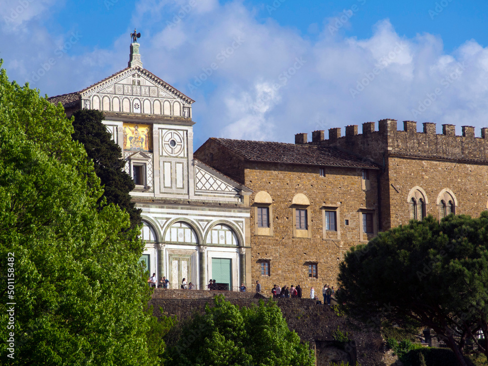 Italia, Toscana, Firenze, chiesa di San Miniato al Monte.