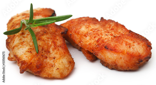 Fried chicken with rosemary