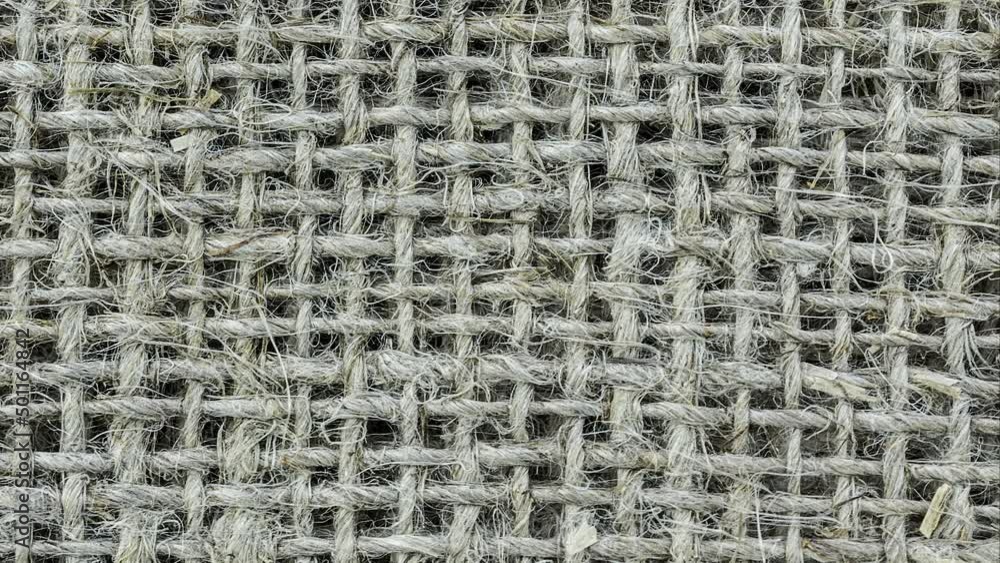 Texture fabric burlap, subject macro photography, background Texture fabric burlap, subject macro photography, background