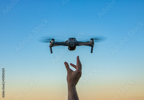 Drone Flying at sky