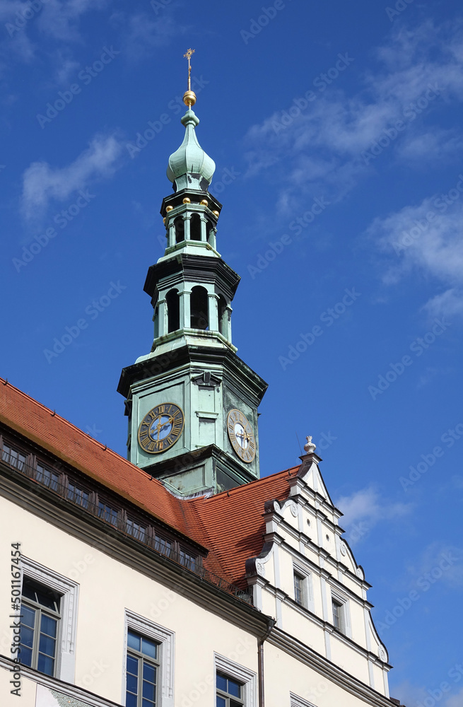 Turm des Rathauses in Pirna