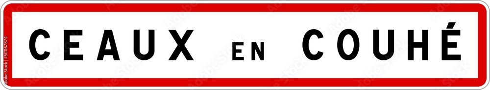 Panneau entrée ville agglomération Ceaux-en-Couhé / Town entrance sign Ceaux-en-Couhé Panneau entrée ville agglomération Ceaux-en-Couhé / Town entrance sign Ceaux-en-Couhé