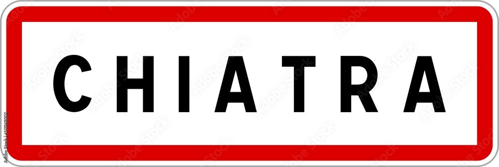 Panneau entrée ville agglomération Chiatra / Town entrance sign Chiatra Panneau entrée ville agglomération Chiatra / Town entrance sign Chiatra