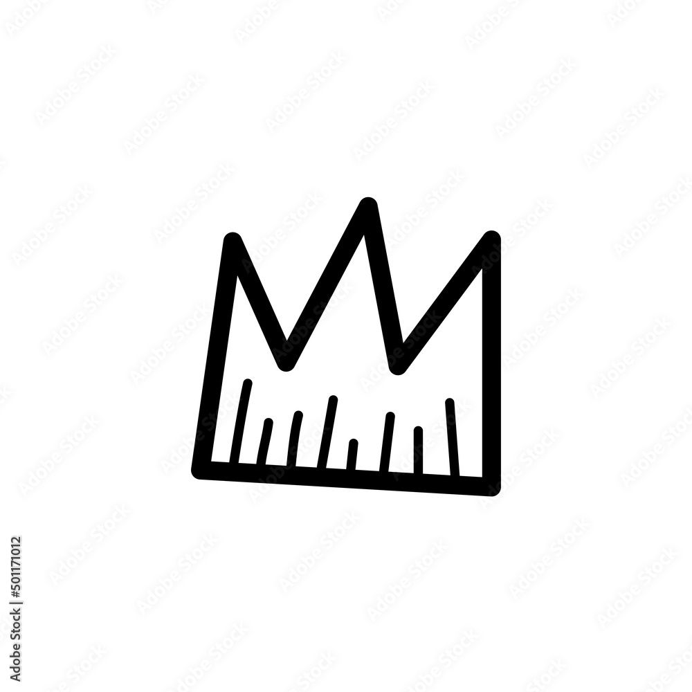 Sketch of crown. Hand drawn doodle icon. Sign symbol. Vector. Sketch of crown. Hand drawn doodle icon. Sign symbol. Vector.