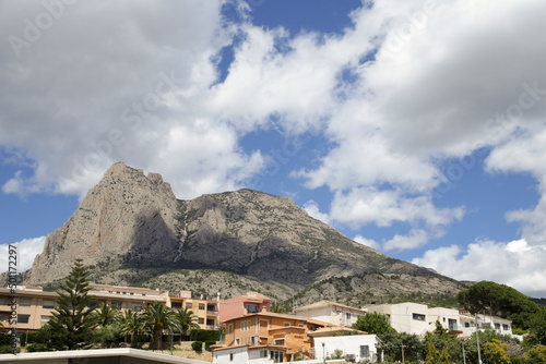 Wonderful view of the Puig Campana Mountain