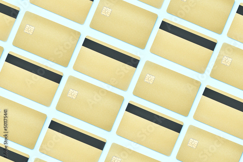 Bilde på lerret Plastic credit card mockup