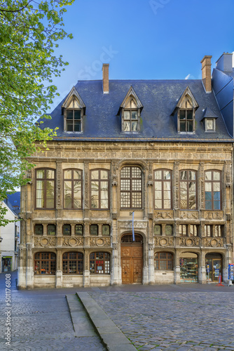Building dating from the 16th century, Rouen, France