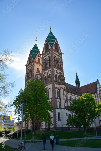 Wallpaper Mural Heart of Jesus Church in Freiburg, Germany Torontodigital.ca