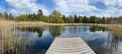 Panorama from a lake around Beerze