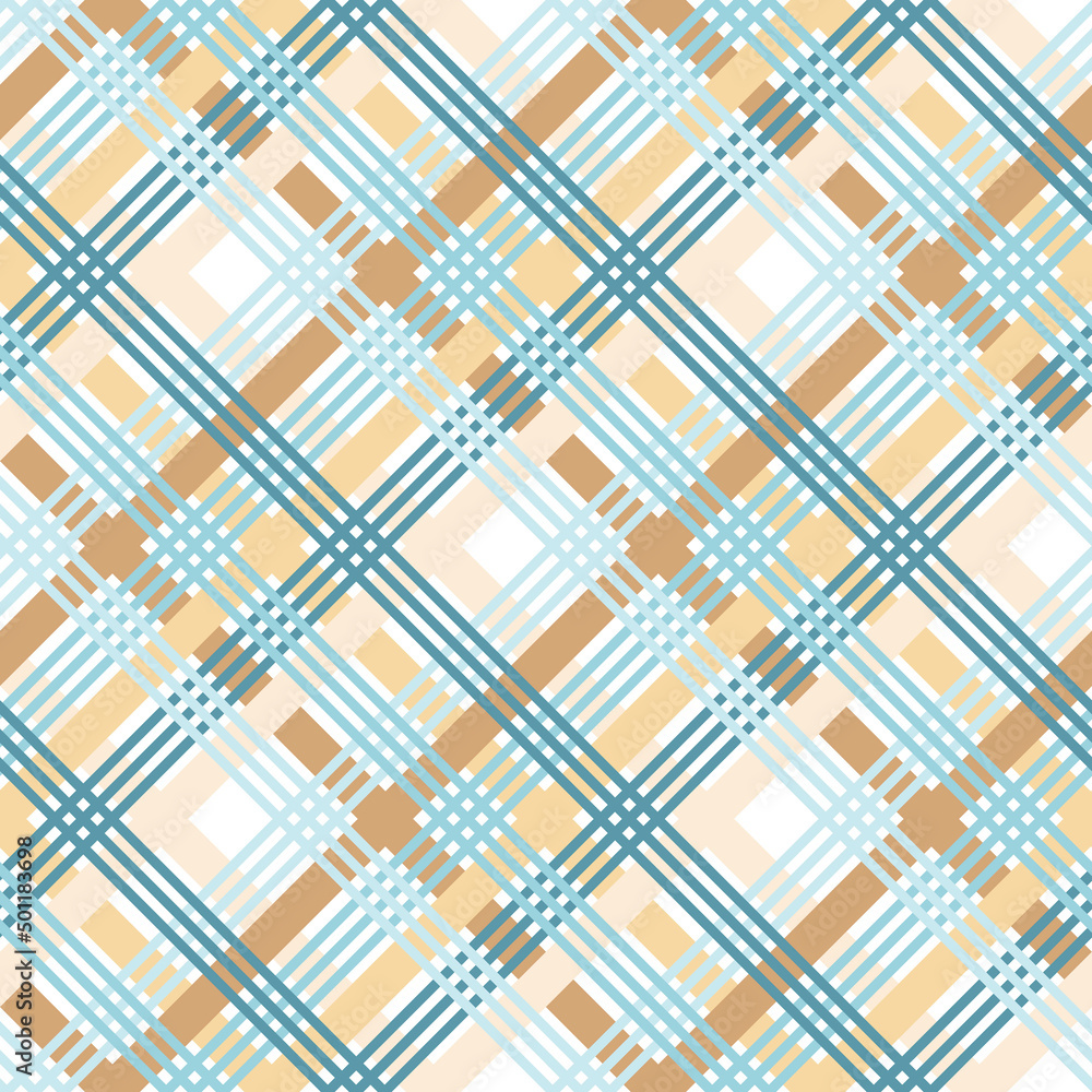 Fototapeta premium Diagonal checkered background in pastel colors