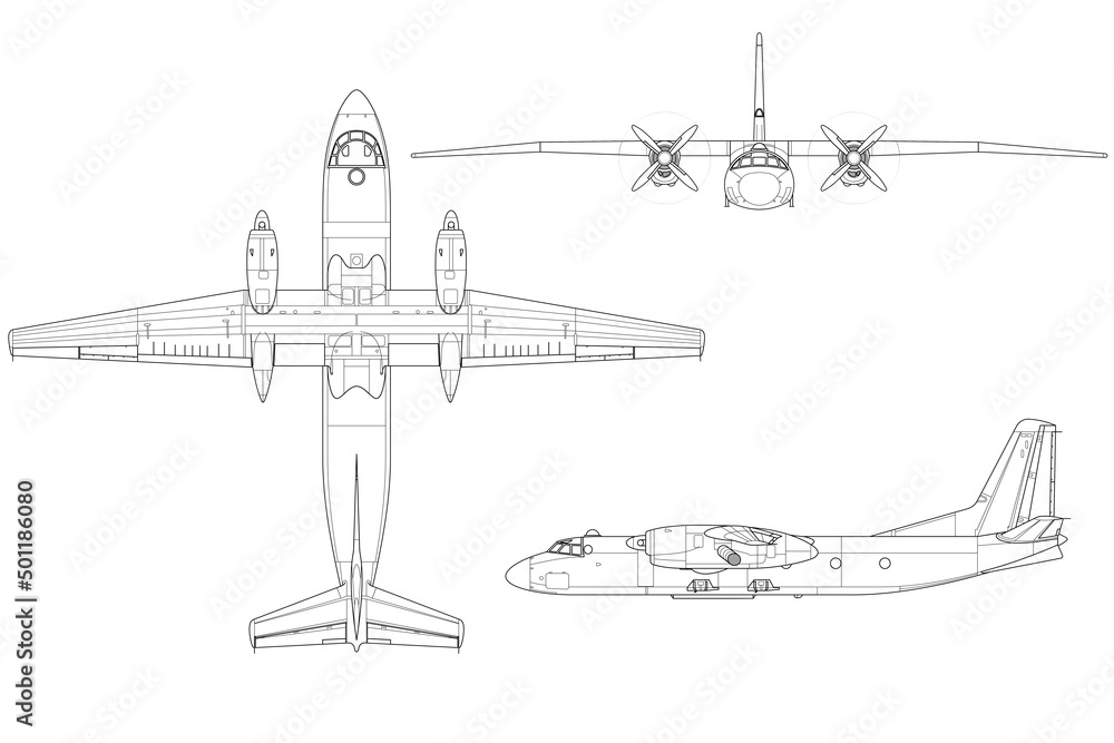 Avión de transporte militar