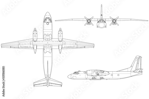 Avión de transporte militar
