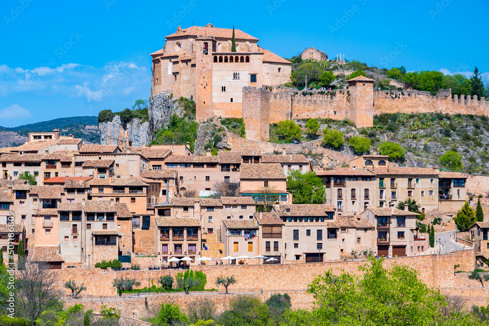 Vista de Alquezar, Somontano, provincia de Huesca, Aragón, España.
View of Alquezar, Somontano, Huesca province, Aragon, Spain